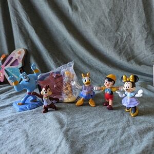 Disney World 6pc 4" McDonald's Happy Meal Toy 2021 Lumiere Daisy Minnie Genie In